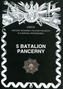 Okładka książki 5 batalion pancerny