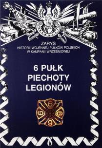 Okładka książki 6 pułk piechoty legionów