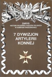 Okładka książki 7 Dywizjon Artylerii Konnej