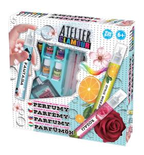 Opakowanie Atelier Glamour Perfumy opakowanie czterojęzyczne