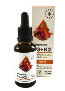 Zdjęcie produktu Aura Herbals Witamina D3 4000 IU K2mk7 100µg 30ml