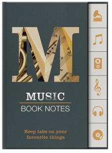 Opakowanie Book Notes - Music - zakładki znaczniki muzyka