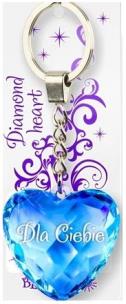 Opakowanie Brelok Serce diamentowe Dla Ciebie
