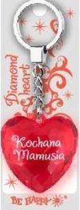 Opakowanie Brelok Serce diamentowe Kochana Mamusia