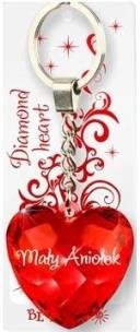Opakowanie Brelok Serce diamentowe Mały Aniołek