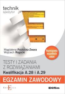 Okładka książki Egzamin zawodowy Testy i zadania z rozwiązaniami A.28 i A.29