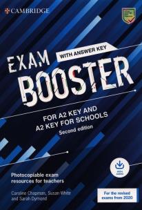 Exam Booster for A2 Key and A2 Key for Schools with Answer Key with Audio for the Revised 2020 Exams. Autor: Chapman Caroline, White Susan, Dymond Sarah. Multiszop.pl Okładka książki Exam Booster for A2 Key and A2 Key for Schools with Answer Key with Audio for the Revised 2020 Exams