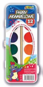 Opakowanie Farby akwarelowe Dino 12 kolorów PENMATE