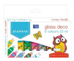 Opakowanie Farby witrażowe 6 kolorów STK