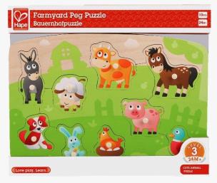 Opakowanie Farma układanka z kółkami