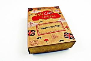 Fun Card English Valentine's Day CREATIVO. Autor: Dwornik Paweł. Multiszop.pl Okładka książki Fun Card English Valentine's Day CREATIVO