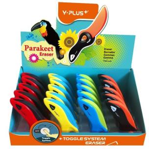 Opakowanie Gumka składana Papuga duża (20szt)