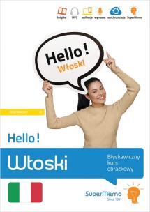 Okładka książki Hello! Włoski. Błyskawiczny kurs obrazkowy A1