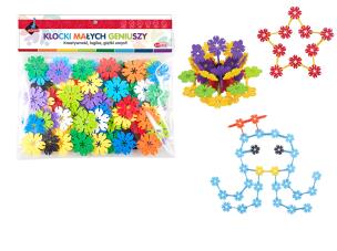 Opakowanie Klocki - kwiatki 80 elementów