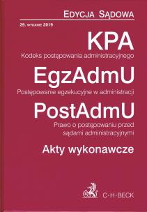 Okładka książki Kodeks postępowania administracyjnego