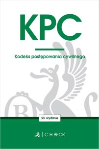 Okładka książki Kodeks postępowania cywilnego wyd. 53