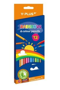 Opakowanie Kredki ołówkowe Rainbow + temperówka 12 kol