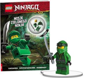 Okładka książki Lego Ninjago Misje Zielonego Ninja