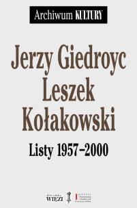Okładka książki Listy 1957-2000