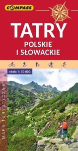 Okładka książki Mapa tur. Tatry Polskie i Słowackie 1:50 000