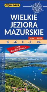 Okładka książki Mapa tur. Wielkie jeziora mazurskie 1:50 000