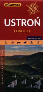 Okładka książki Mapa turyst. Ustroń i okolice. Brenna.. 1:25 000
