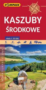 Okładka książki Mapa turystyczna. Kaszuby środkowe 1:55 000