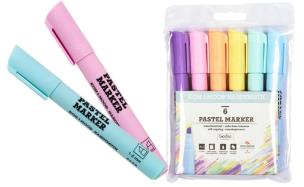 Opakowanie Marker Pastelowy 6 kolorów