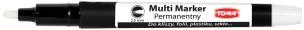 Opakowanie Marker permanentny Multi Marker biały (20szt) TOMA
