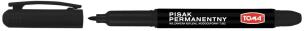 Opakowanie Marker permanentyny okrągły czarny (12szt) TOMA