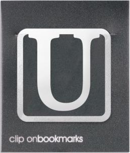Opakowanie Metalowa zakładka - Litera U Clip-on