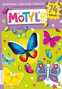 Okładka książki Motyle. Kolorowanka