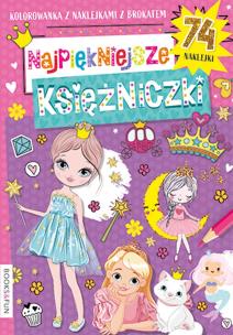 Okładka książki Najpiękniejsze księżniczki. Kolorowanka