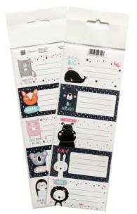 Opakowanie Naklejki na zeszyty No Name Dżungla