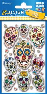 Opakowanie Naklejki wypukłe - Meksykańskie czaszki