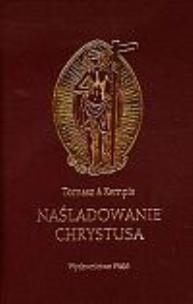 Okładka książki Naśladowanie Chrystusa (oprawa bordowa)