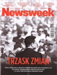 Okładka książki Newsweek Polska 25/2020 Trzask zmian