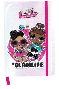 Opakowanie Notes z lustrzaną okładka LOL Glam Club LOD-3680