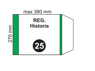 Opakowanie Okładka na podr regulowana NR 25 (20szt)
