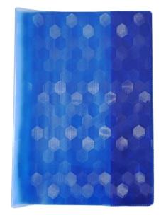 Opakowanie Okładka na zeszyt A5 PCV Hologram nieb. (10szt)