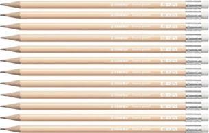 Opakowanie Ołówek Swano Pastel HB z gumką brzoskwinia (12szt)
