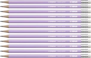 Opakowanie Ołówek Swano Pastel HB z gumką lilia (12szt)
