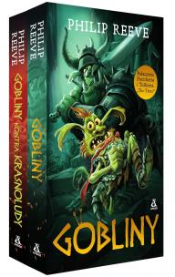 Pakiet Gobliny / Gobliny kontra krasnoludy. Autor: Philip Reeve. Multiszop.pl Okładka książki Pakiet Gobliny / Gobliny kontra krasnoludy