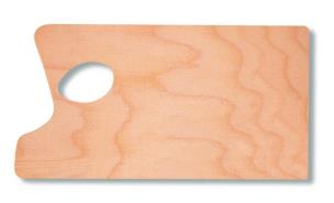 Opakowanie Paleta malarska 39,5x21cm drewniana
