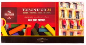 Opakowanie Pastele suche połówki 8544 Toison D'or 24 kolory