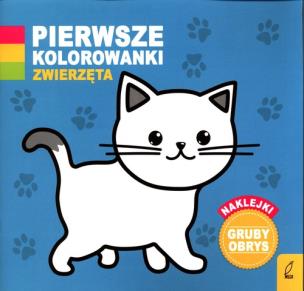 Okładka książki Pierwsze kolorowanki Zwierzęta