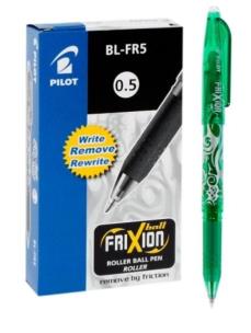 Opakowanie Pióro kulkowe FriXion 0,5 zielony (12szt) PILOT