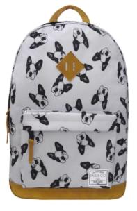 Okładka książki Plecak dwukomorowy szary Buldogi PAUL&CO