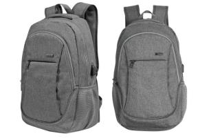 Opakowanie Plecak młodzieżowy z USB - szary/basic