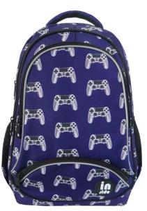 Opakowanie Plecak trzykomorowy niebieski Pady